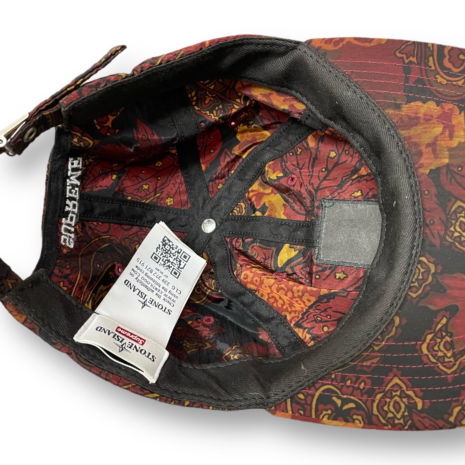 国内正規 Supreme 15SS Stone Island Metal Camp Cap メタル ナイロン