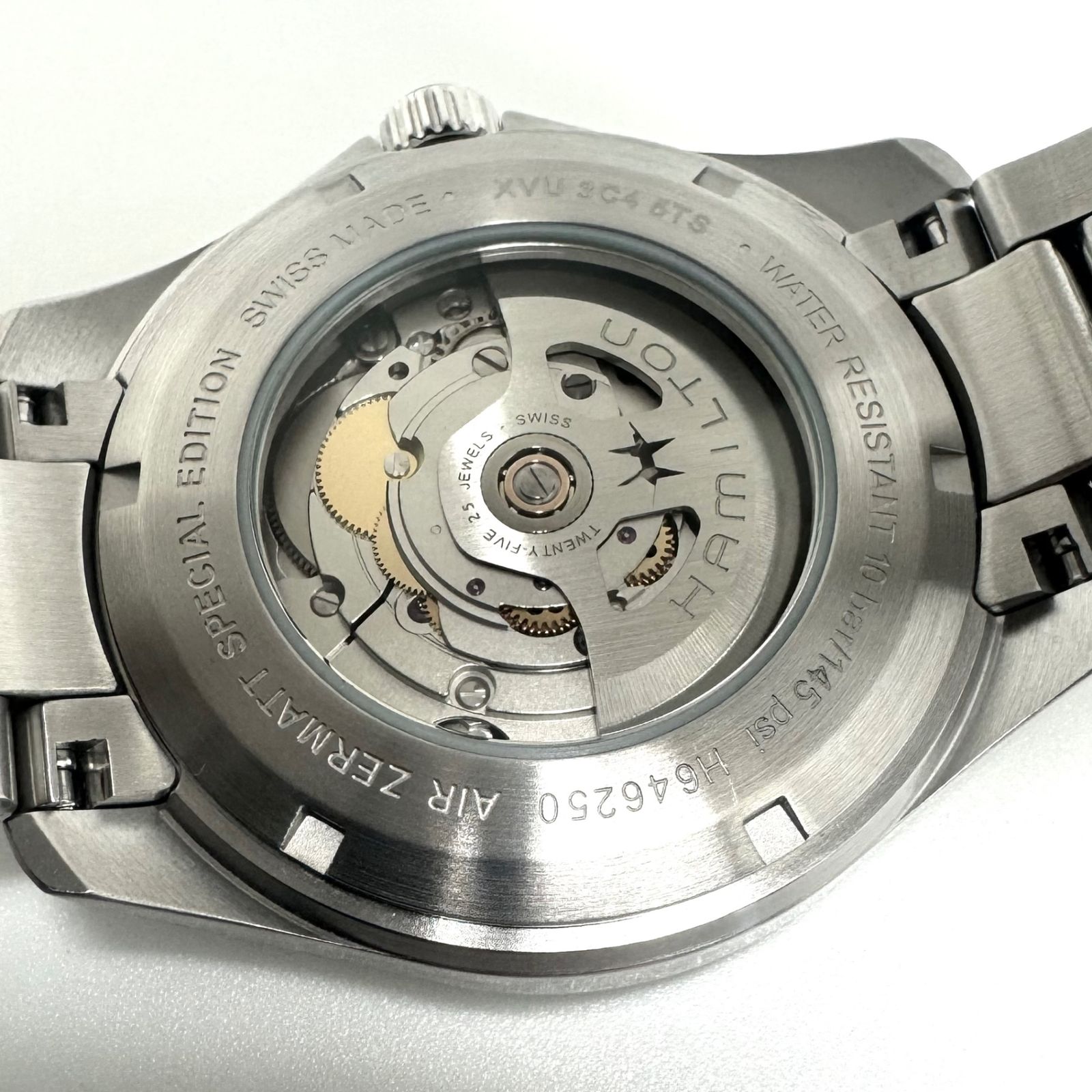 美品・希少】ハミルトン HAMILTON カーキアビエーション H64625131