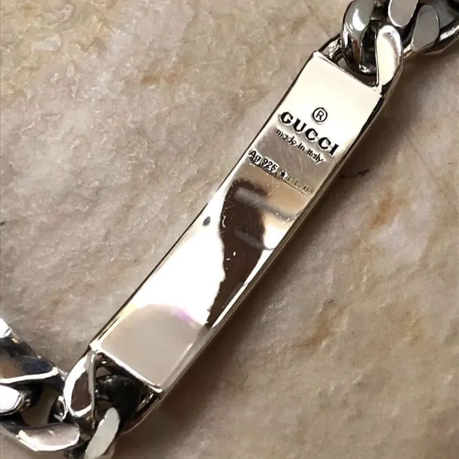 GUCCI グッチ ブレスレット ゴースト サイズ19 シルバー 925