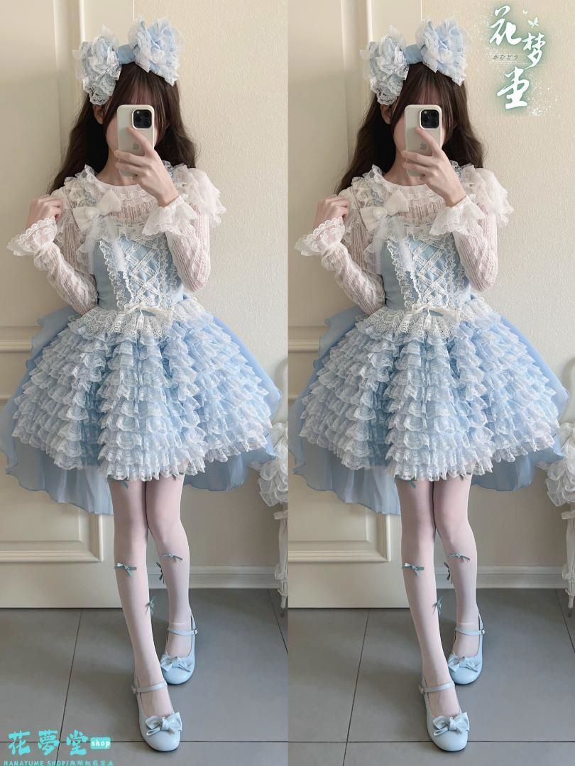 25年 ♥コスプレ ドレスロリータセット 仮装 オリジナル 洋服 ロリータ ワンピース 撮影会 舞台 イベント 原野空間-21