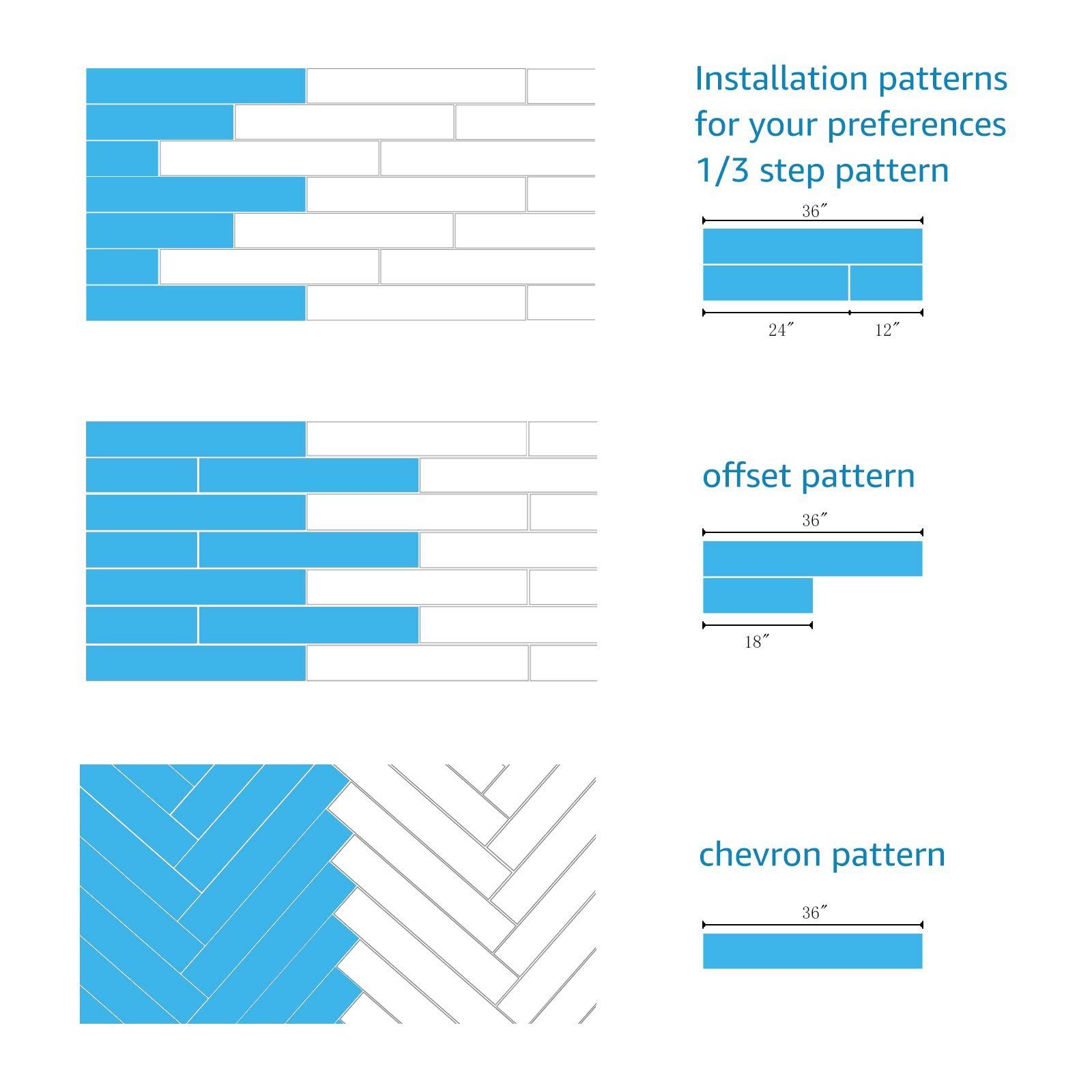人気商品 シート 床 フローリングマット 賃貸ok 玄関 厚手 滑り止め 洗面所 防水 DIY クッションフロア - 接着剤不要 3畳 置くだけ 91.4 木目 x フロアタイル 15 36枚 CM Art3d