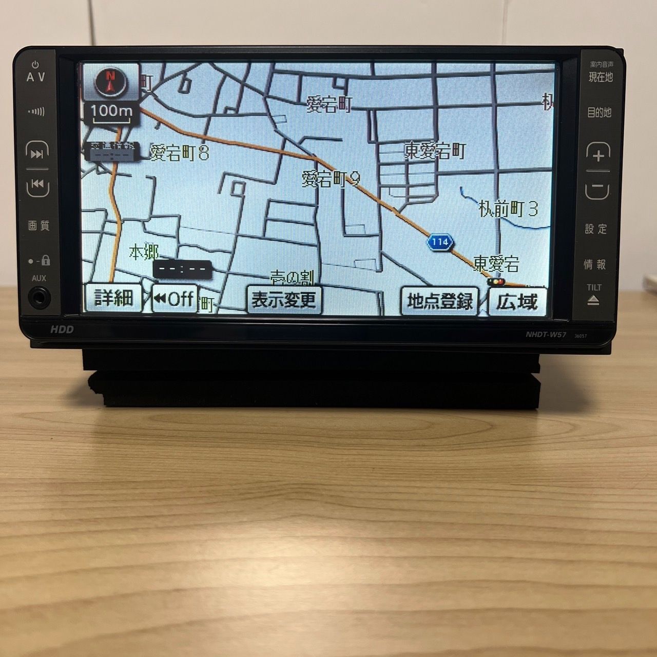 トヨタ純正ナビ NHDT-W57 TVチューナー CY-WS0803CJ DVD再生OK HDD録音