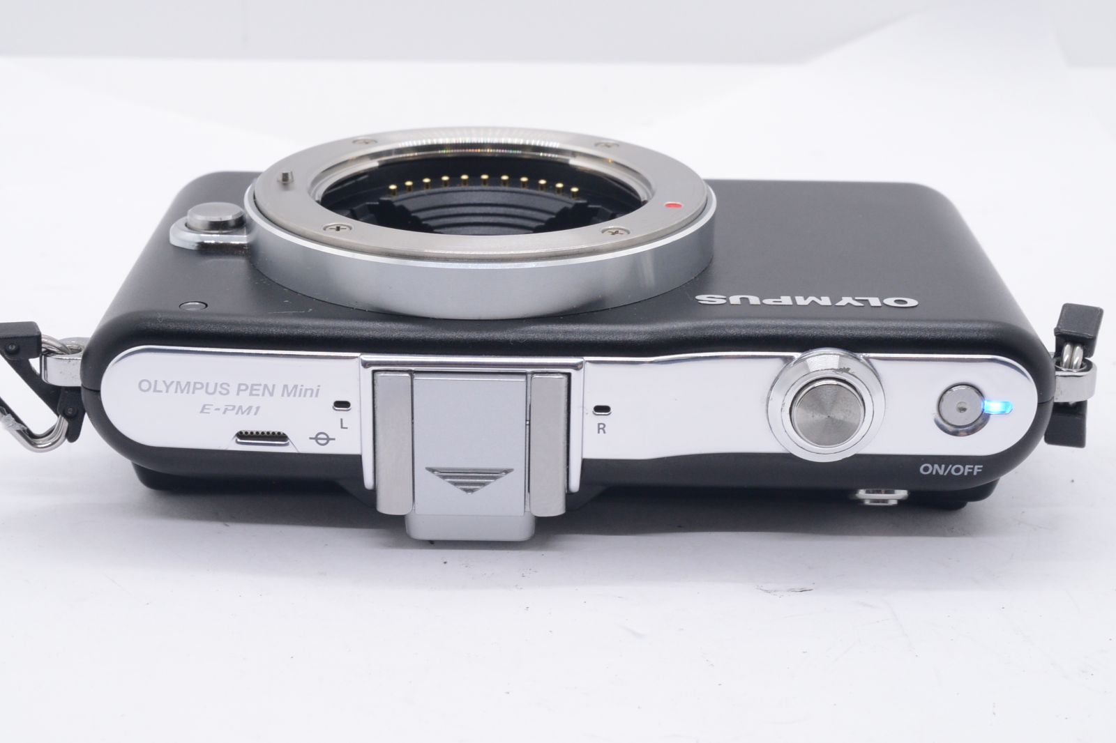 美品 OLYMPUS PEN Mini E-PM1 公式 シャッター回数963回 ブラック METN0001