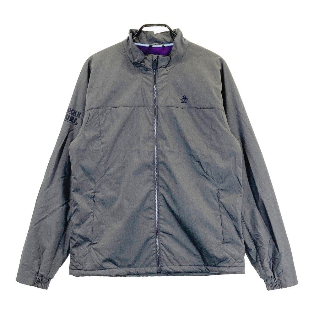 サイズ：LL MUNSING WEAR マンシングウェア JWMK604 中綿 ジップジャケット  グレー系 [240101425940] ゴルフウェア メンズ ストスト MUNSING WEAR マンシングウェア JWMK604 中綿 ジップジャケット