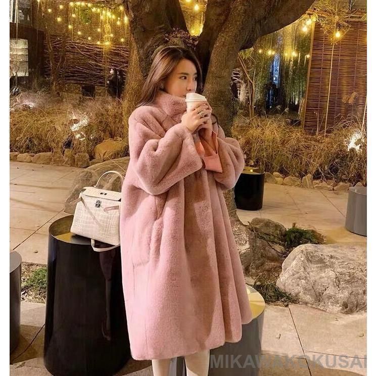 秋冬 レディース ファーコート 毛皮コート フード付きレディースコートラクーンのファー アウター ジャケット　暖かい OL　通勤　レディースアウター