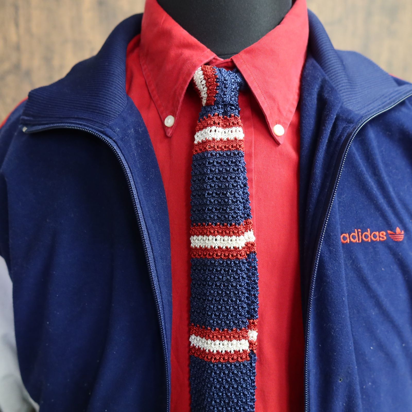 Vintage☆Ralph Lauren ラルフローレン Knit Neck Tie ニット ネクタイ