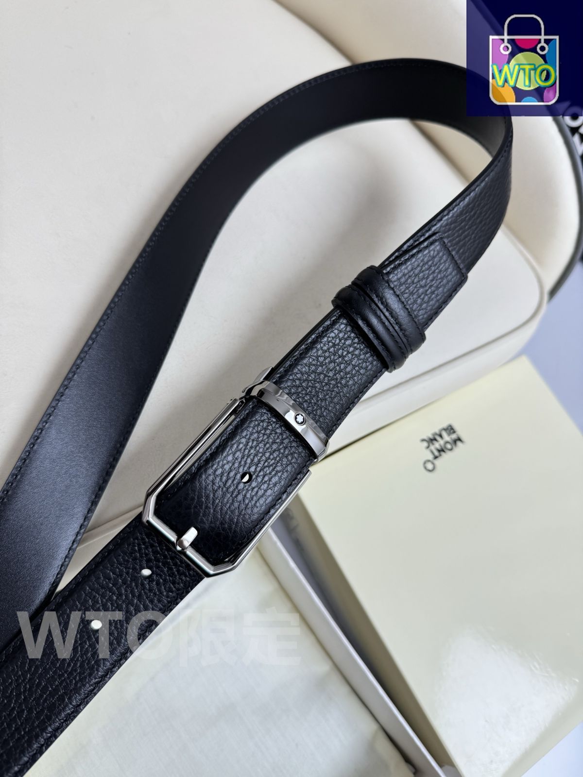 今日WTO】Montblanc モンブラン レザーベルト-1-CRX17 - メルカリ