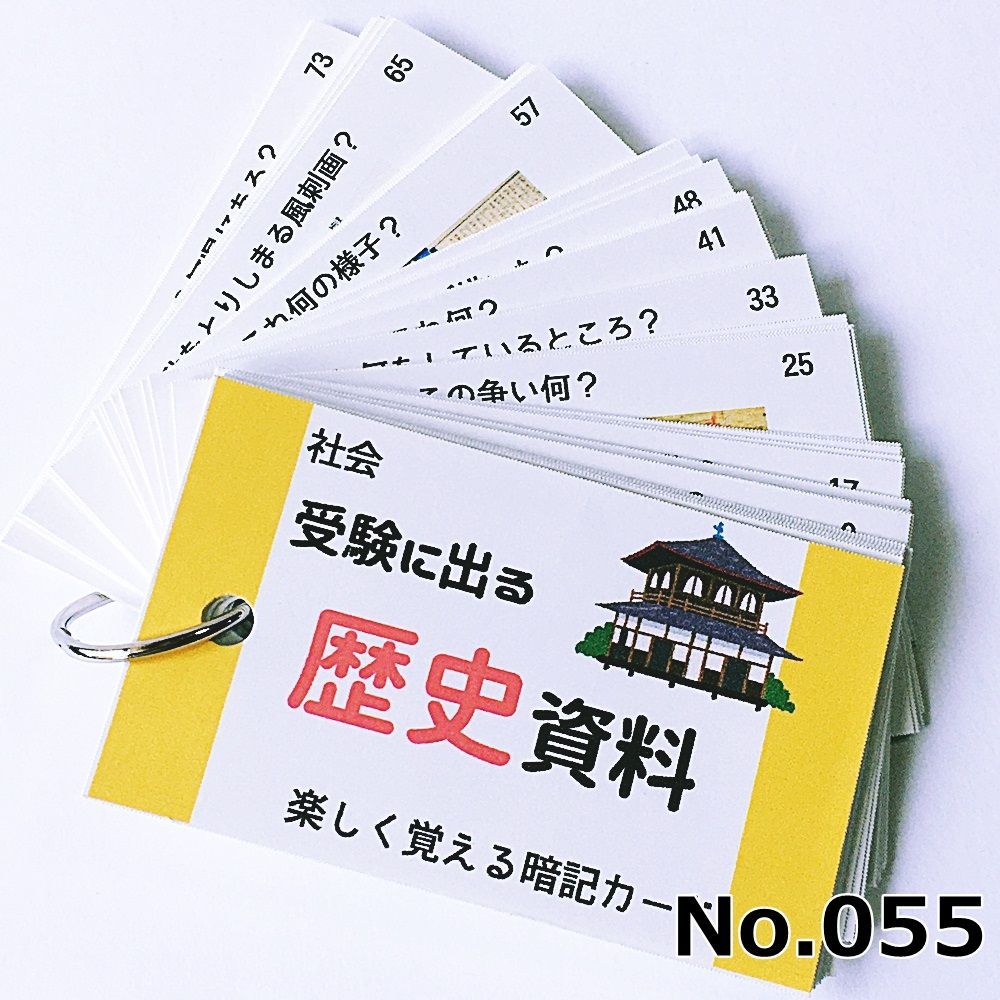 ●【055】受験によく出る歴史の資料問題　中学受験　中学入試　高校受験　高校入試　問題集