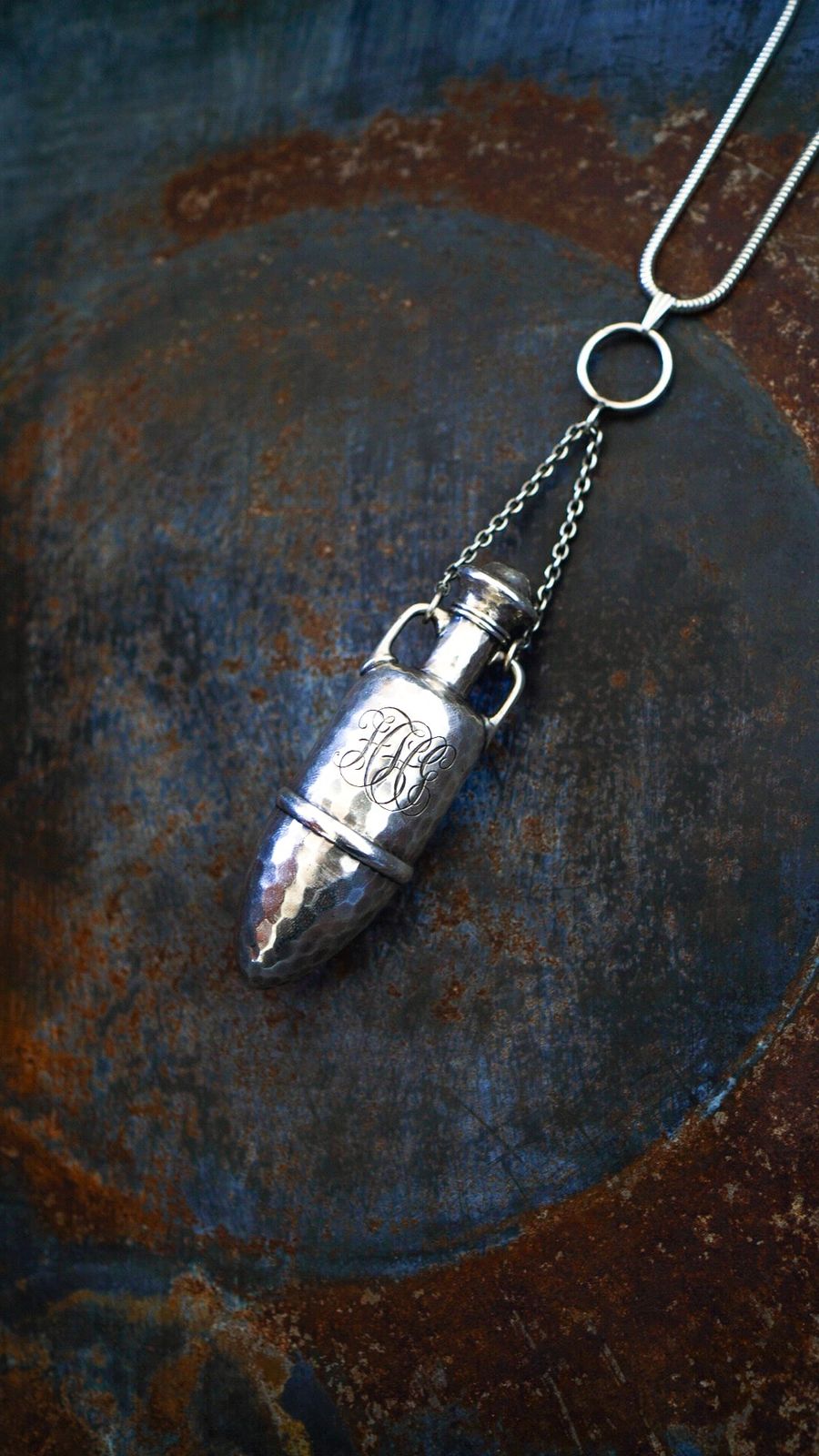 【SPECIAL / 1880s】TIFFANYu0026Co. ティファニー パフューム ボトル ペンダント トップ 《シルバー925 香水 ネックレス ヴィンテージ アンティーク オールド