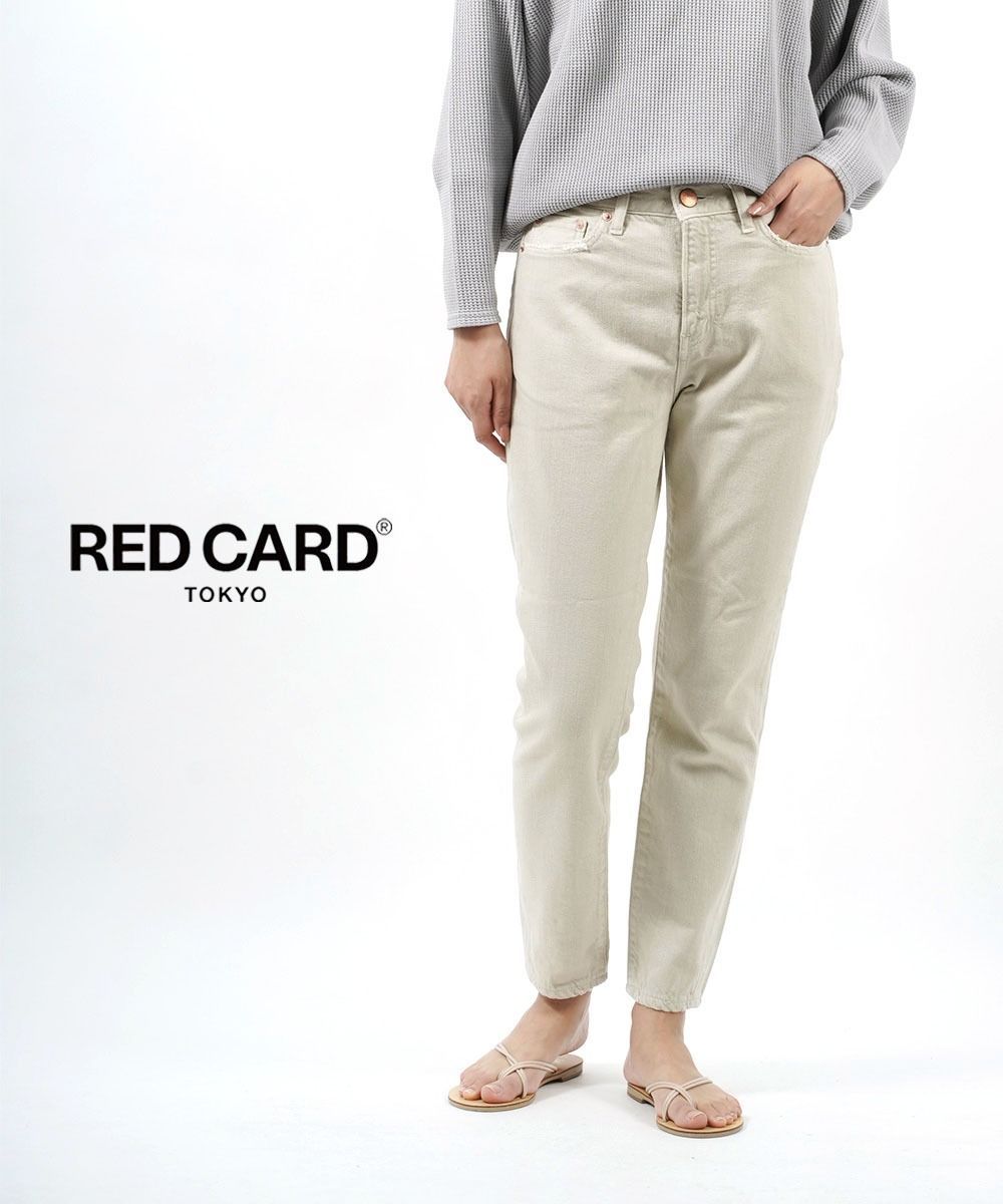 レッドカード RED CARD スリムテーパード ミッドライズ デニムパンツ ジーンズ City シティ 96536-2942101 レディース ◎