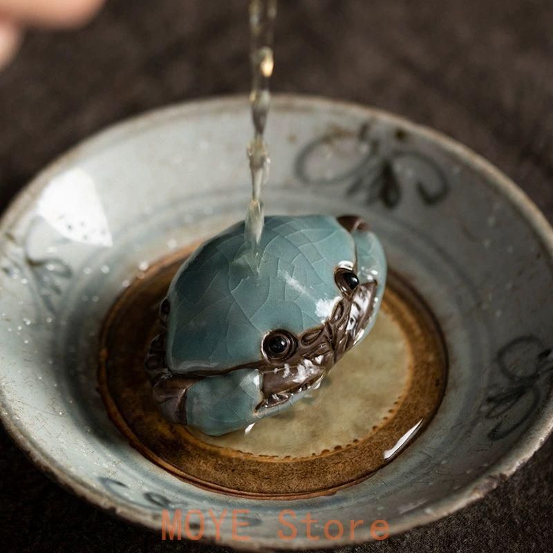 可養茶寵 陶磁蟹 茶台 装飾品 工芸品 置物 - メルカリ