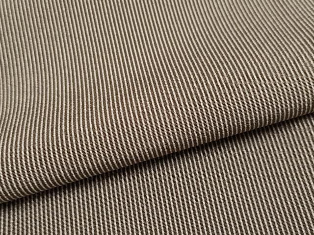 平和屋着物□極上 伝統工芸 伊勢型写 江戸小紋 万筋 赤墨色×亜麻色 反