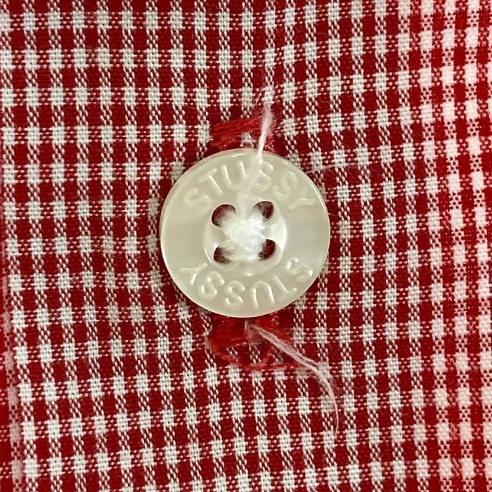 胸ショーンフォント刺繍 半袖シャツ