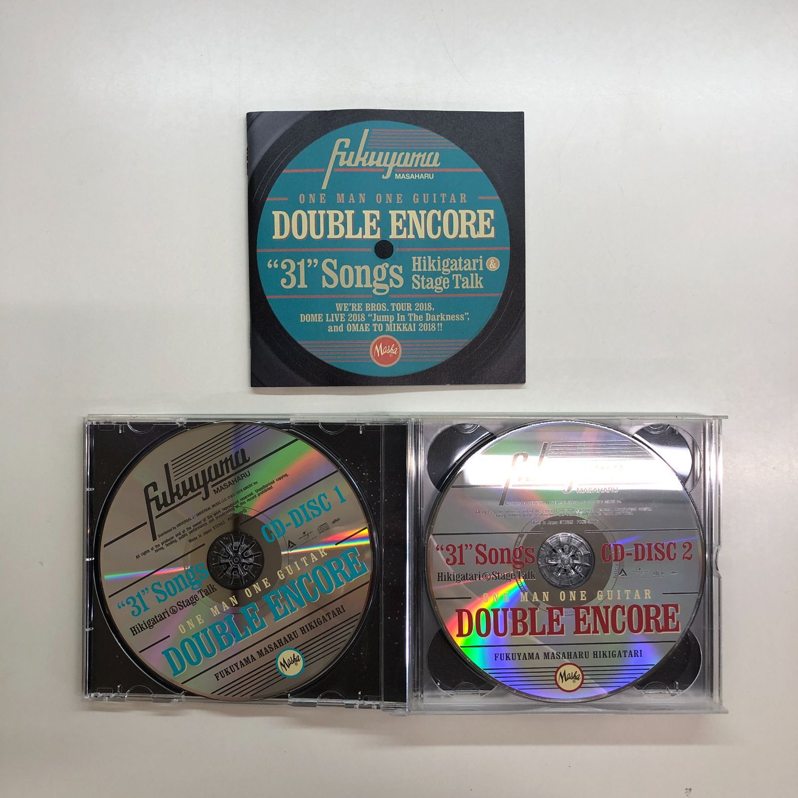 2CD+2DVD 福山雅治 DOUBLE ENCORE <<MD01-5B-M6781 - メルカリ