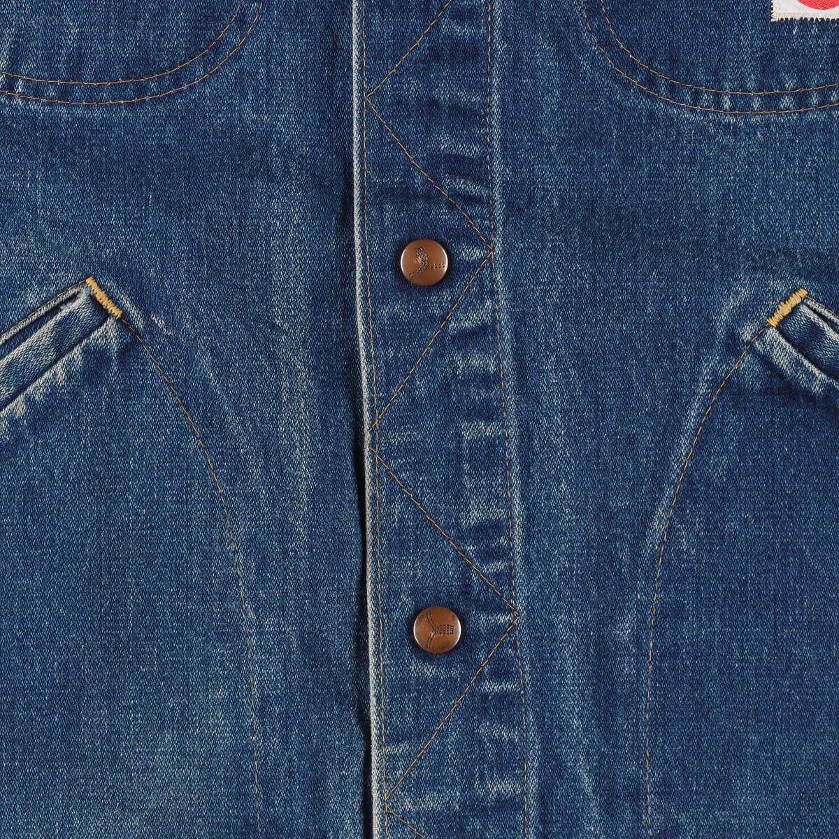 古着 70～80年代 GWG SCRUBBIES デニムジャケット Gジャン カナダ製 