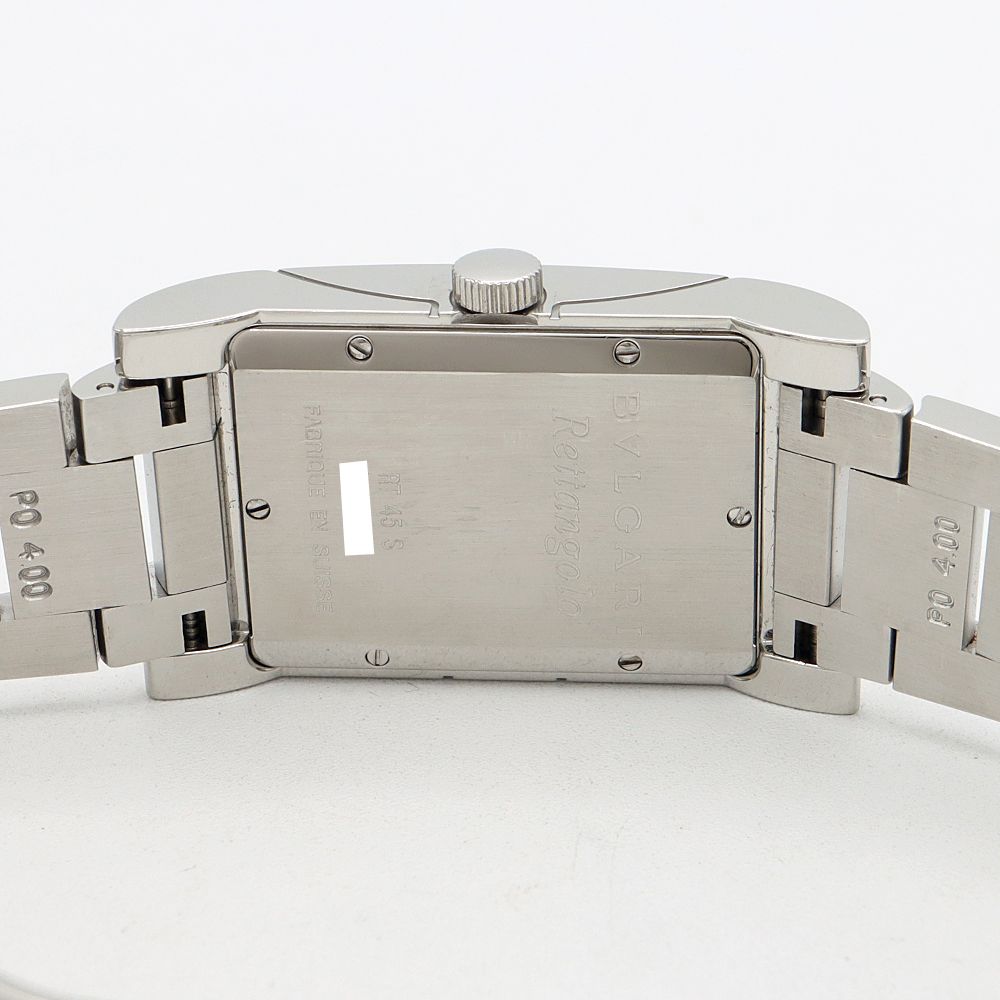 BVLGARI ブルガリ✨レッタンゴロ BOX・保証書付き 自動巻き 腕時計