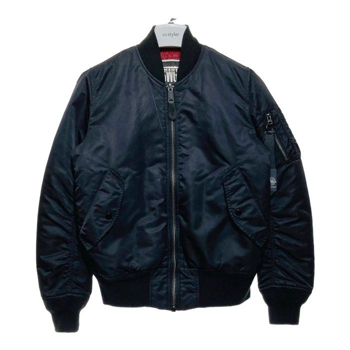 SWAGGER×ALPHA スワッガー×アルファ SWGJKT-401 MA-1 フライトジャケット ブラック sizeM