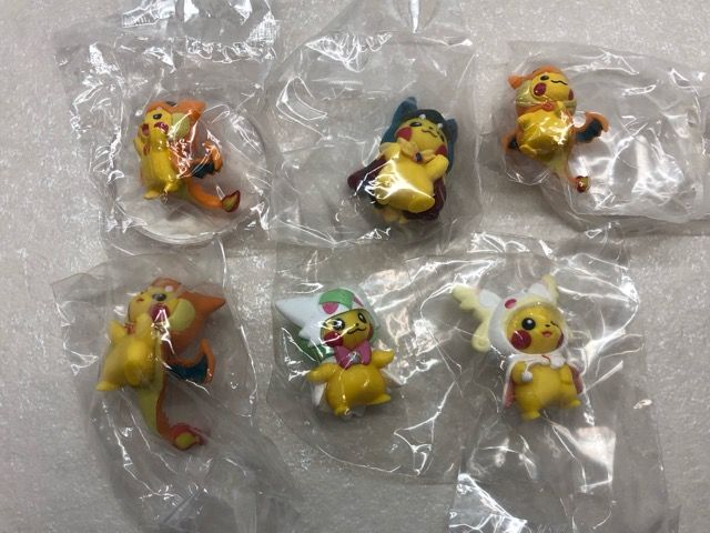 未開封★フィギュアコレクション メガポンチョを着たピカチュウ ポケモンセンター メガトウキョーのピカチュウ コレクションフィギュアまとめ売り【P1783-008】086 未開封☆フィギュアコレクション メガポンチョを着たピカチュウ