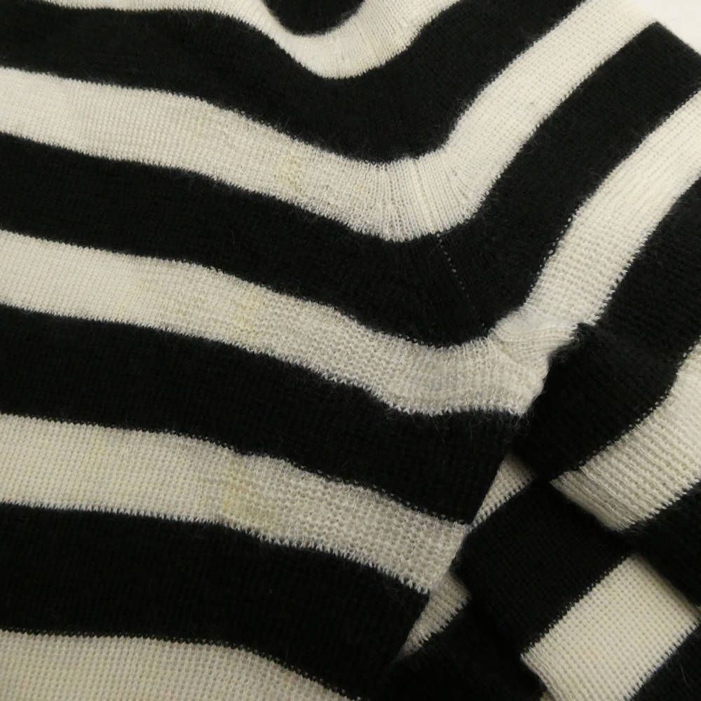  Drawer ドゥロワー 6513-106-0132 ボーダーニット 1 カシミヤ シルク ウール 長袖 レディース 長袖 ニット セーター