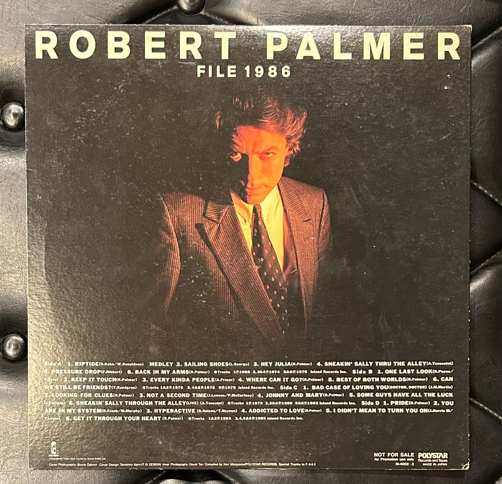 レコード 【プロモオンリー編集盤LP】ロバート・パーマー 「File 1968 