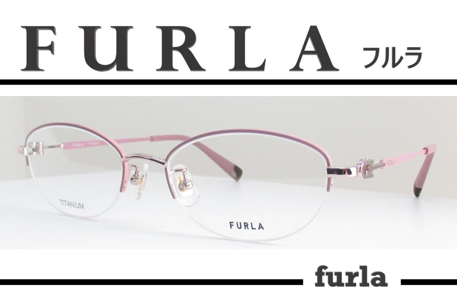 ケース付◇ FURLA フルラ ◇メガネフレーム VFU-611J-0A85 - メルカリ