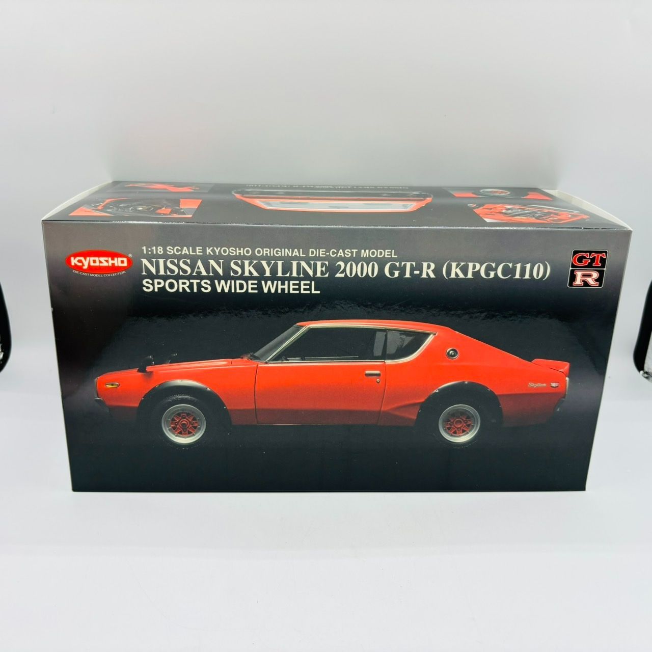 京商 1/18 日産 スカイライン 2000 GT-R KPGC110 SPORTS WIDE