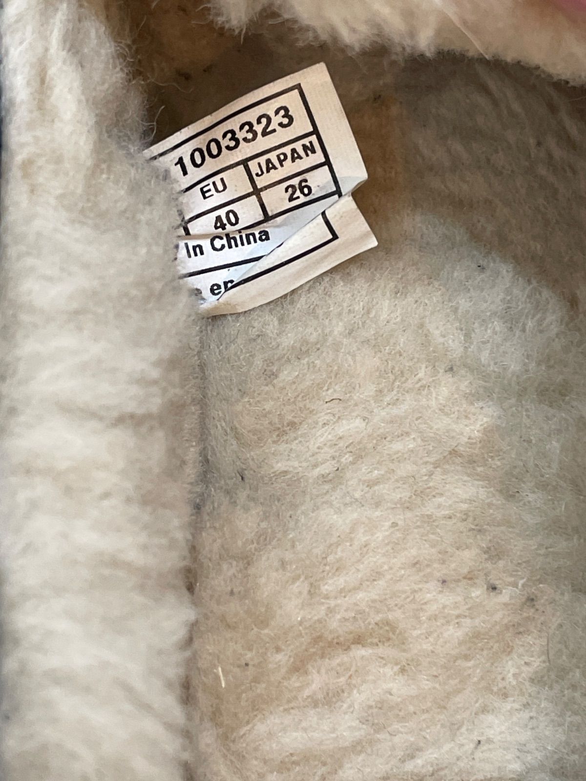 E9-29】◇ UGG Australia モカシン 26cm ネイビーカラーチャーム