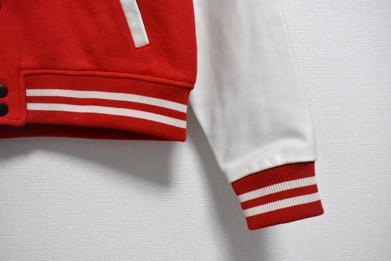 RVCA × EVAN MOCK 袖革 スタジャン S M 定価49500円 ルーカ - メルカリ