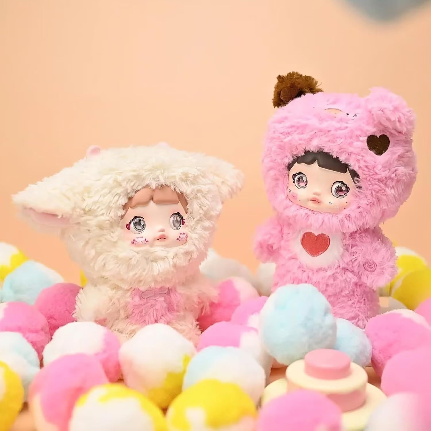 Nommiちゃん 6個セット／可愛いぬいぐるみ　キーホルダー NOMMI可愛さが終わらないシリーズ ブラインドドール 1個ボックス