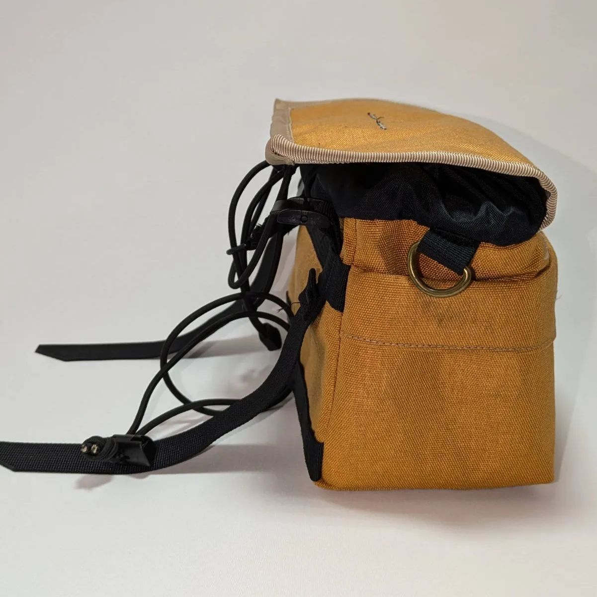 後藤系小柄袋(シルバーとゴールドの小柄袋)総重量47g OUTER SHELL Drawcord Handlebar Bag(Marigold) 【公式通販】