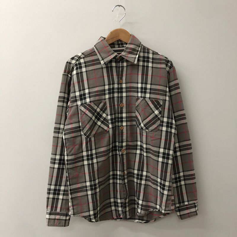 品 BIG MAC ビッグマック 80’s FLANNEL CHECK SHIRT VINTAGE 80年代 フランネル チェックシャツ 長袖 トップス ヴィンテージ 145-250924-yo-08-tei