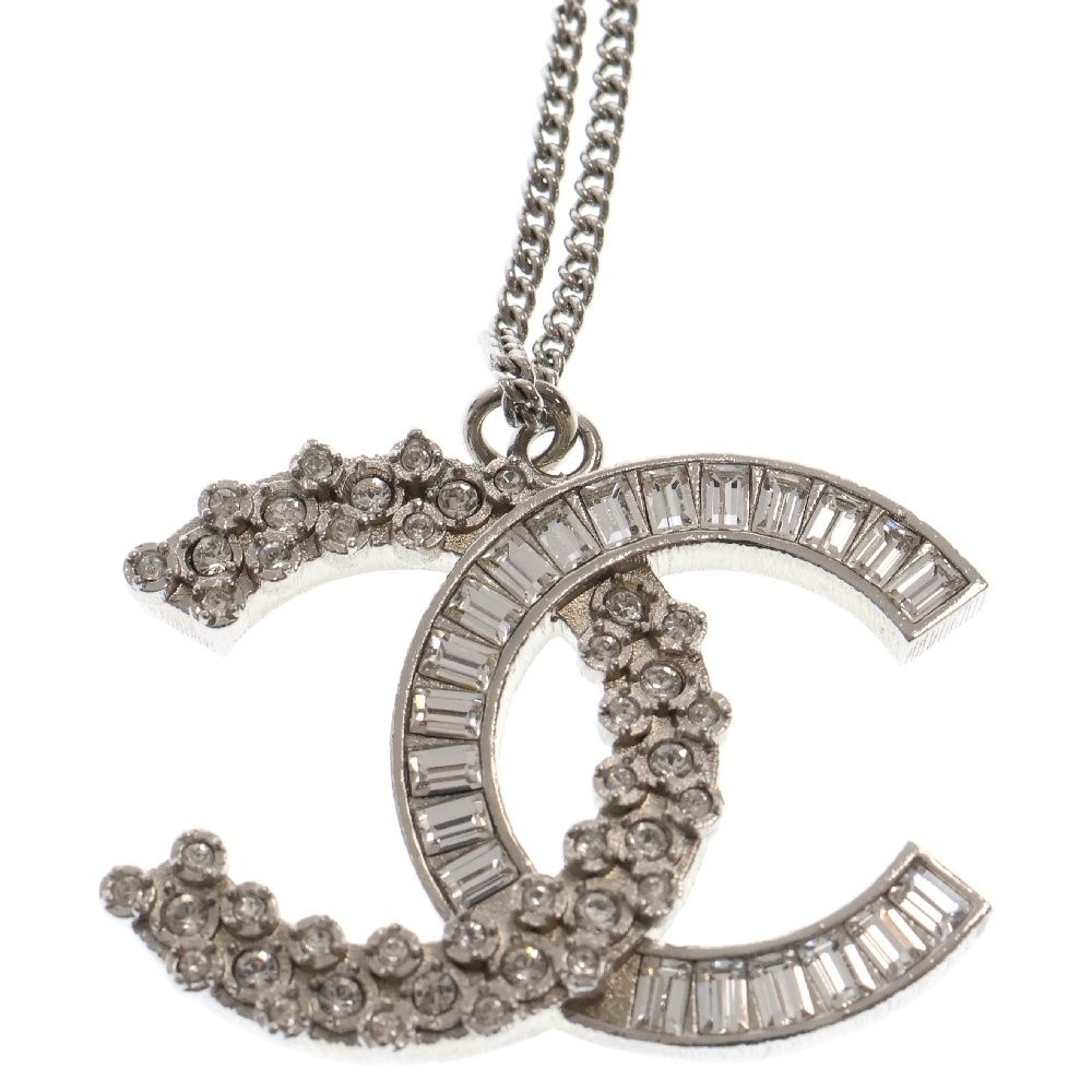 CHANEL (シャネル) ココマーク ラインストーン ネックレス B19V