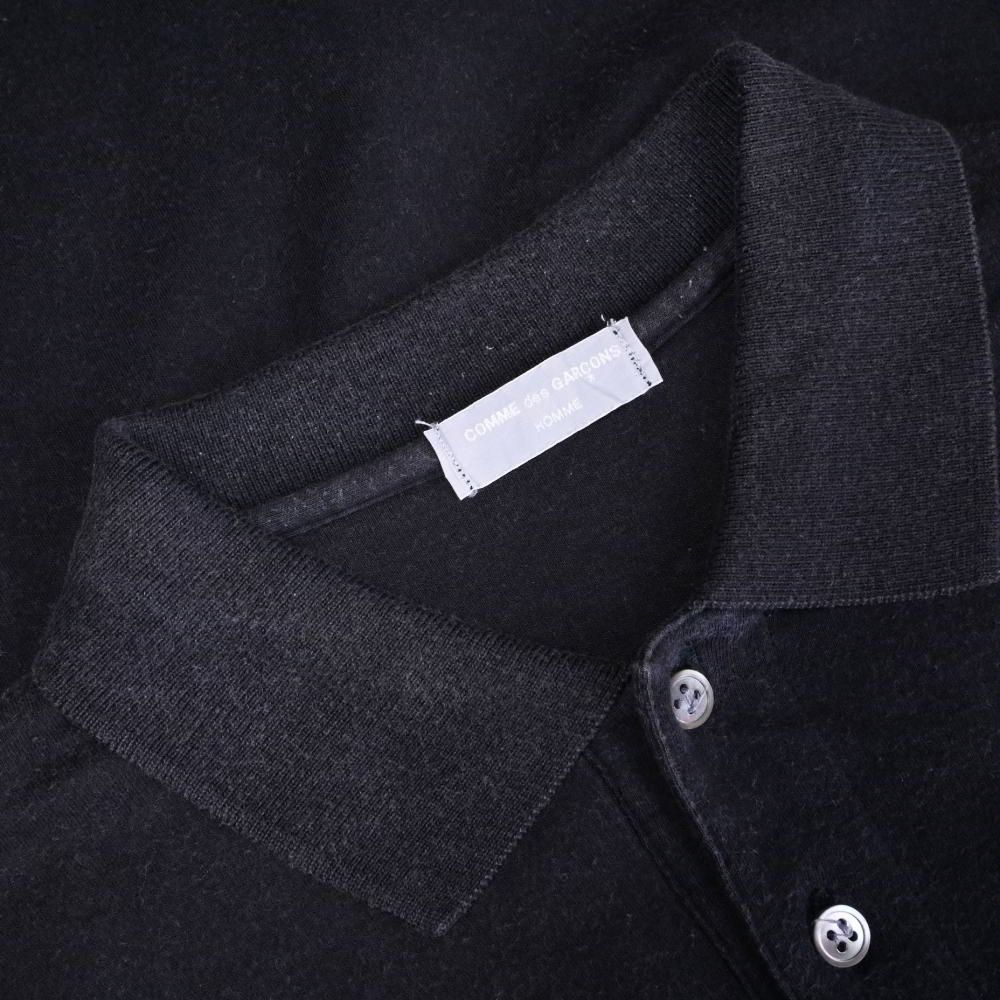 COMME des GARCONS HOMME 田中オム ロゴプリント ポロシャツ