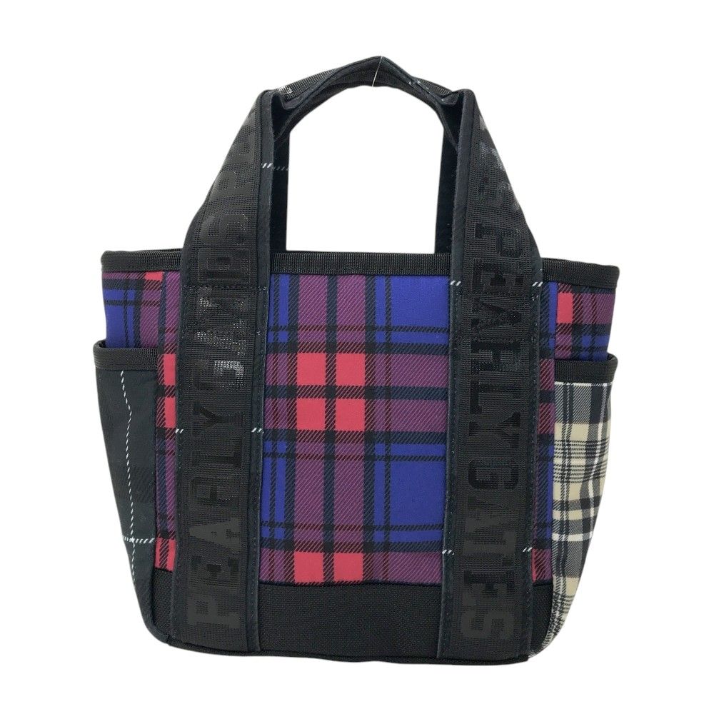 PEARLY GATES パーリーゲイツ カートバッグ チェク柄 ピンク系