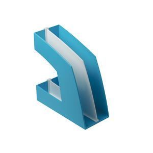 まとめ ファイルボックス 仕切り付 A4タテ ライトブルー 10個