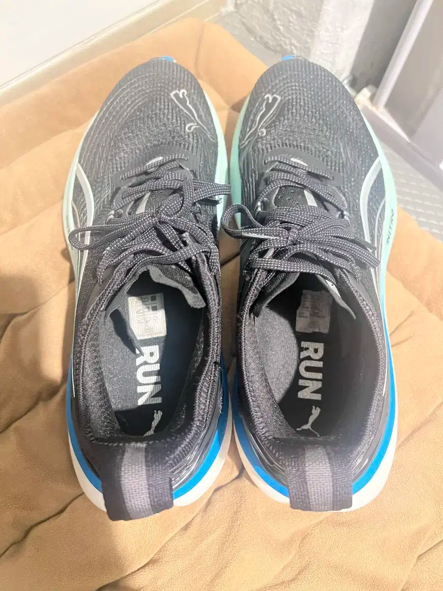 プーマ ニトロ FOREVER RUN 2 285 ブラック 足囲 レギュラーサイズ D