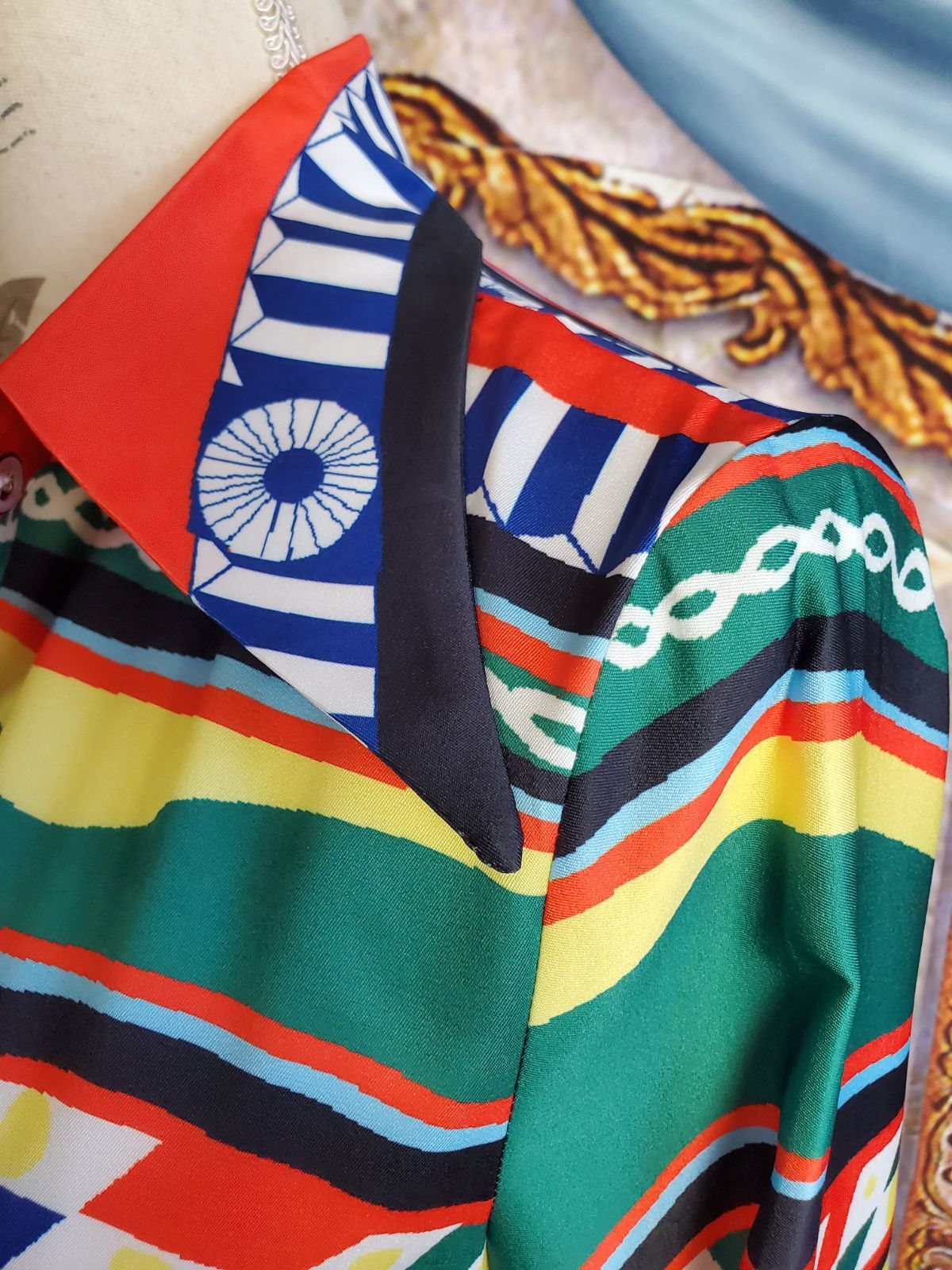 L【新品インポートセレクト】艶やかモードサイケデリック