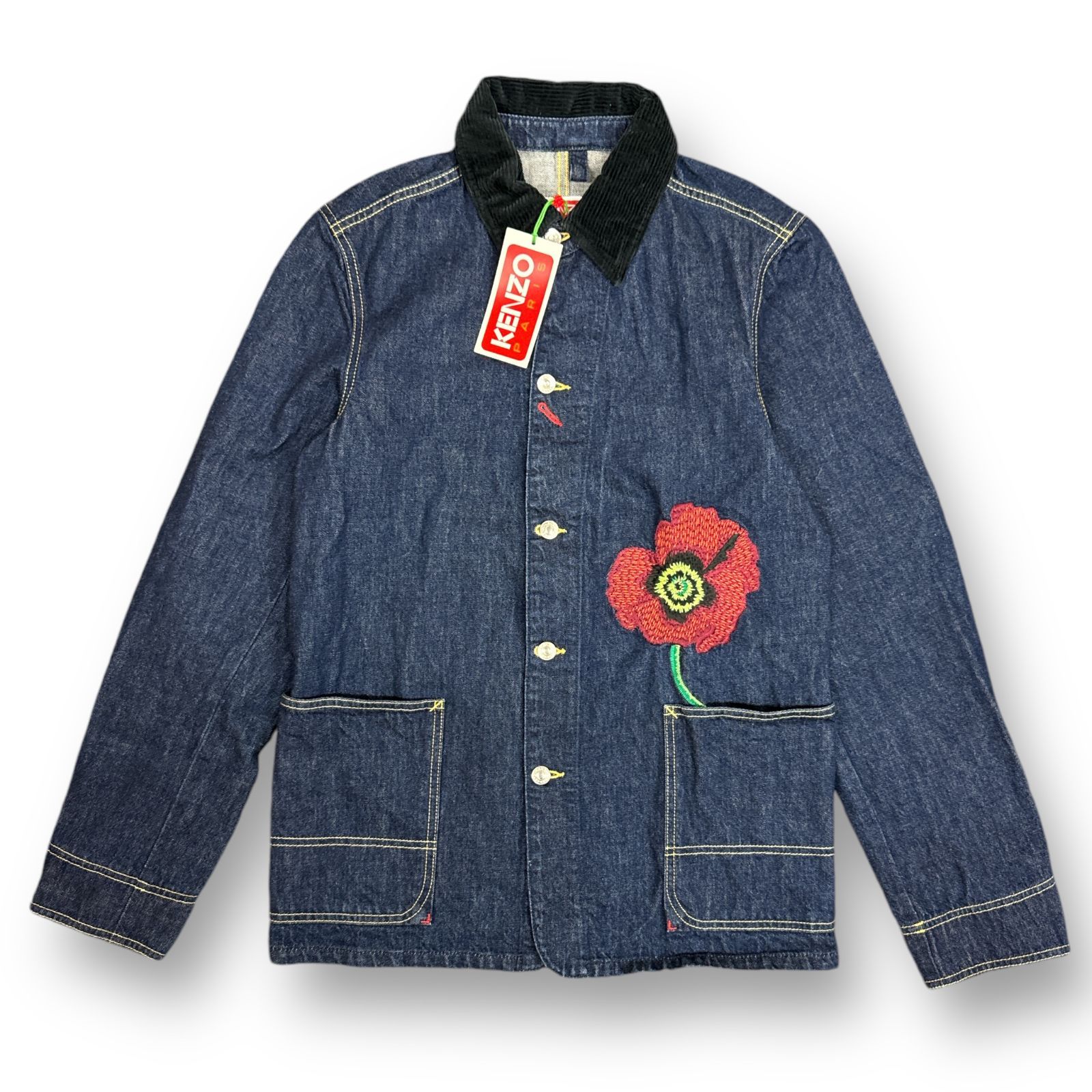 KENZO POPPY デニム ワークウエア ジャケット ケンゾー ポピー KENZO POPPY ワークウエア デニムジャケット ケンゾー ポピー