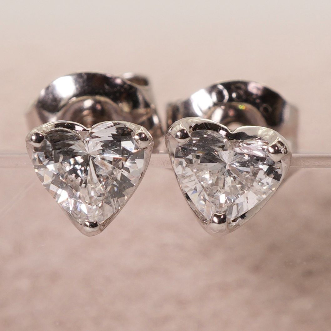 ヴァンドーム青山 ハートシェイプ ダイヤ 0.3ct ピアス/24-4981S