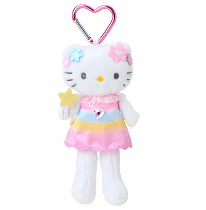 フェアリーキティ 雪の女王 マスコット ぬいぐるみ ハローキティ』ファンタジーマスコットキーホルダー フェアリー