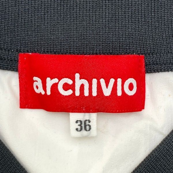 アルビチオ　新品　36 ARCHIVIO アルチビオ 半袖プルオーバー ナイロン ホワイト系 36