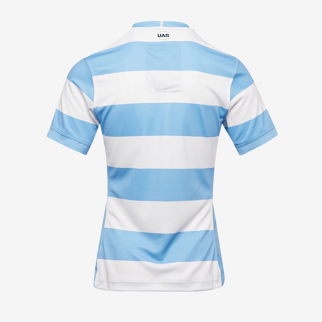 人気ブランドも送料無料！ 送料無料 匿名配送 ルコックスポルティフ ラグビー アルゼンチン代表 プーマス 2025|25 ホーム レプリカ ジャージ 青 白 ブルー ホワイト 公式モデル 日本未発売