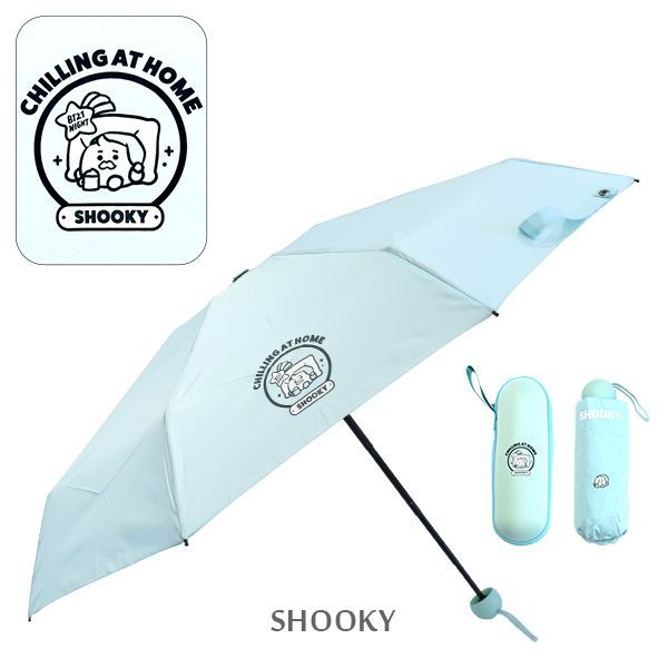 全7色コンプリートセット BT21 折りたたみ傘 キャラクター 収納袋