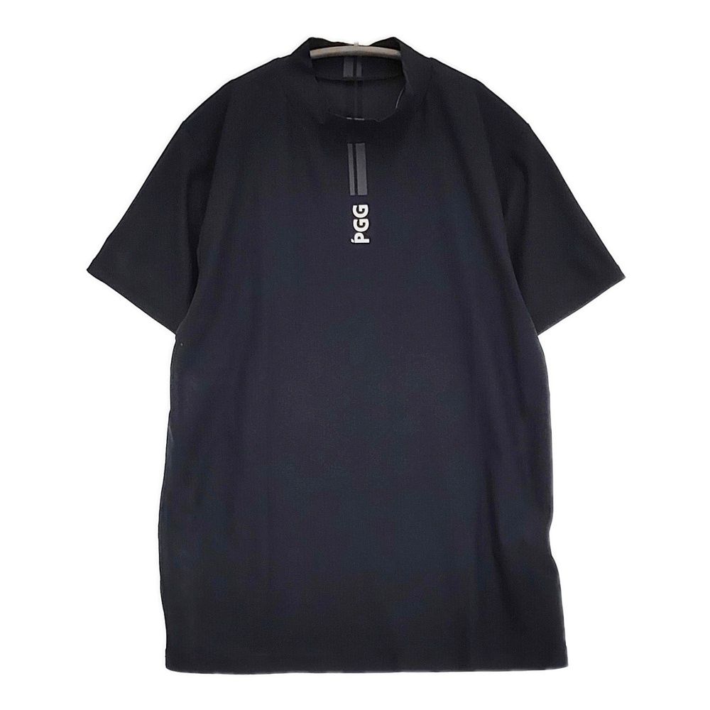 PGG/PEARLY GATES モックネック ゴルフウェア 268-3267605 サイズ5 カットソー ネイビー メンズ ピージージー/パーリーゲイツ【】5-0806S♪