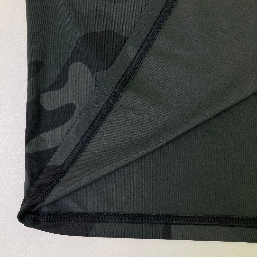 サイズ：M RLX ラルフローレン  半袖 Tシャツ カモフラ柄 ブラック系 [240101414514] ゴルフウェア メンズ ストスト サイズ：M RLX ラルフローレン 半袖 Tシャツ カモフラ柄