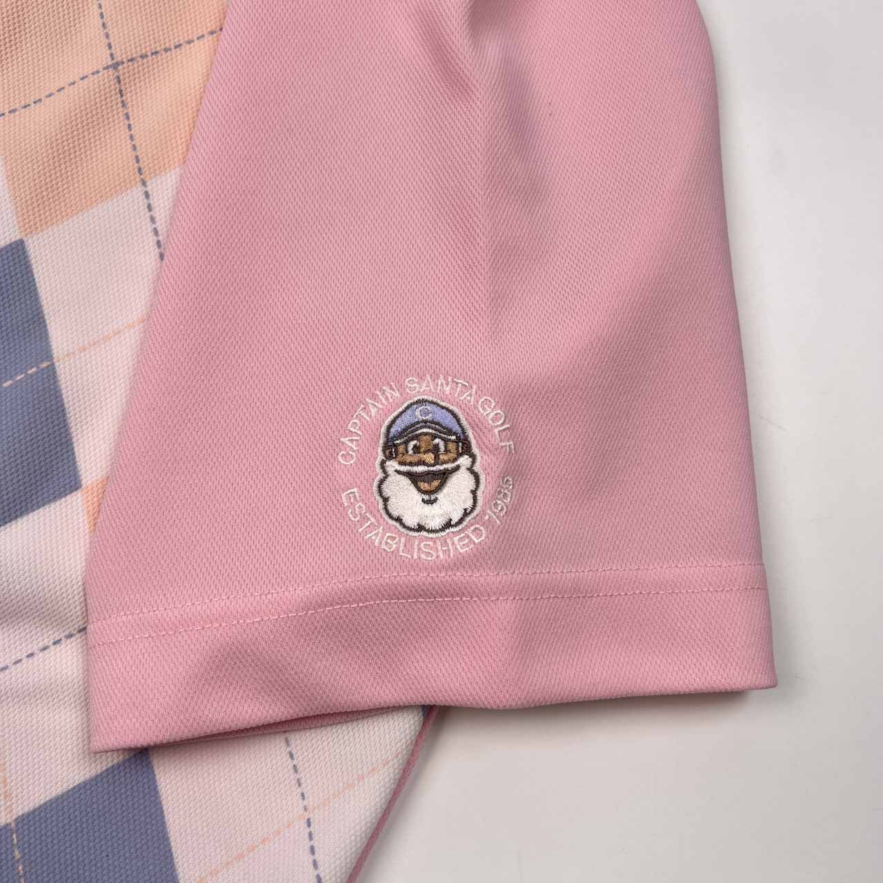 キャプテンサンタの可愛いピンクのポロシャツ（ゴルフウェア) キャプテンサンタの可愛いピンクのポロシャツ（ゴルフウェア