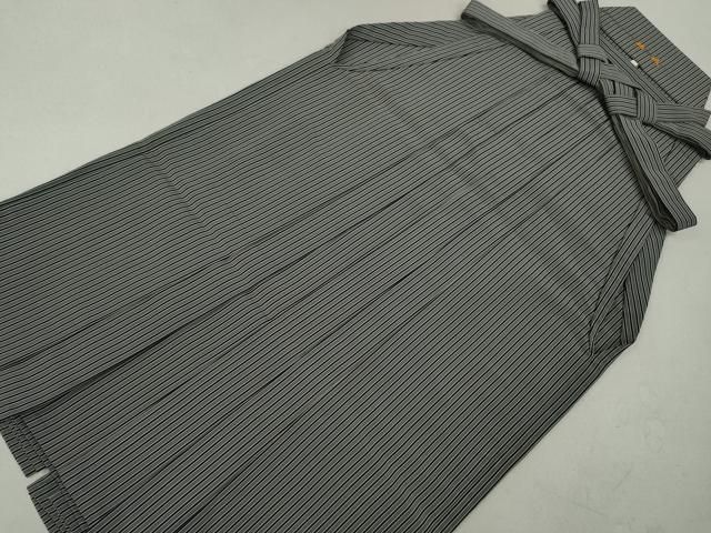 平和屋着物●男性 行灯袴 縞 正絹 CAAX4482ut