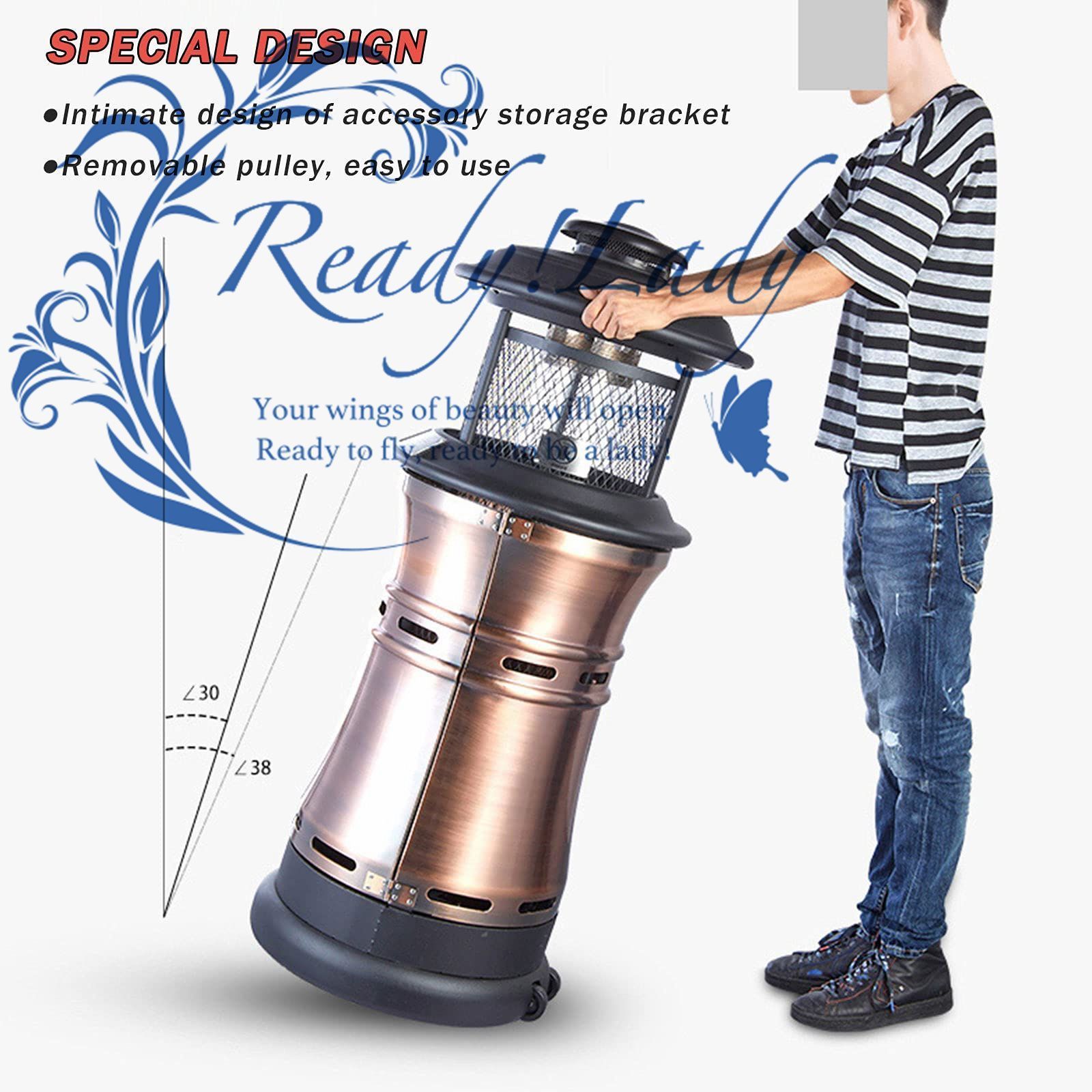 屋外ガス家庭用ヒーターバー レストランヒーター ランドスケープ グリルストーブ 商業家庭用 シルバー WWW_KANDAIZUMI_COM