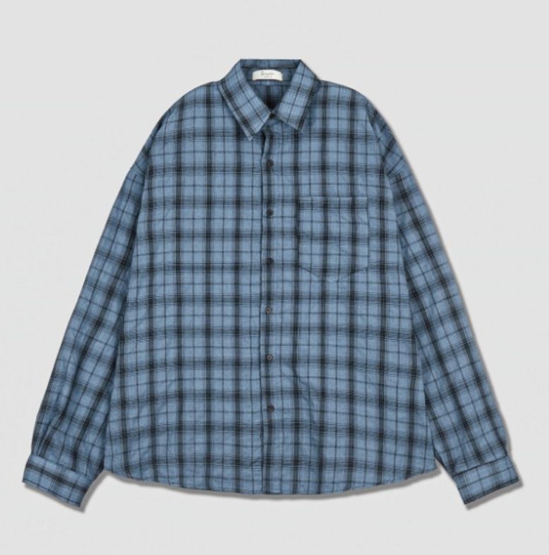 [COSYHARU公式]Aron Linkle checkered shirt 関税・配送料込み COSYHARU コシハル 公式]アーロンリンクルチェックシャツ - メルカリ