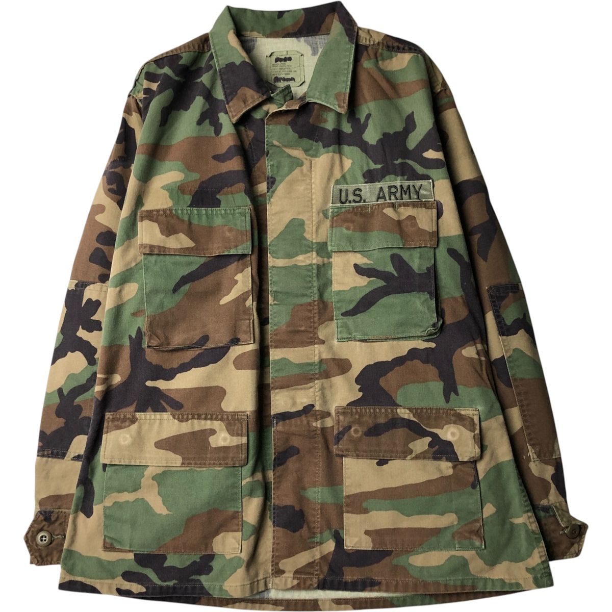 古着 90年代 米軍実品 迷彩柄 ウッドランドカモ B.D.U ミリタリー